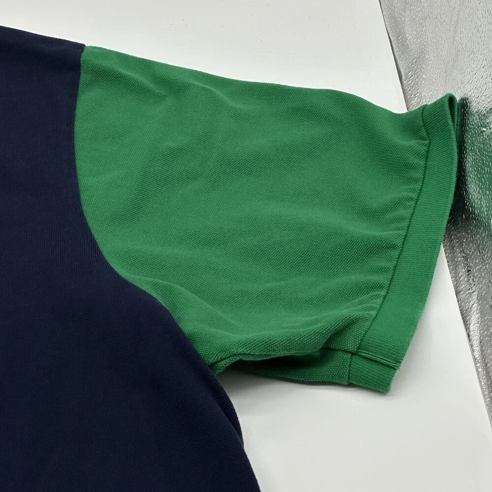 Polo Ralph Lauren Men's Size 4XB Colorblock Beach Volley 1967 Graphic Polo Shirt